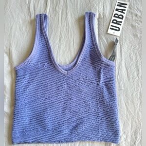 Urban Outfitters Purple Textured Tank Top